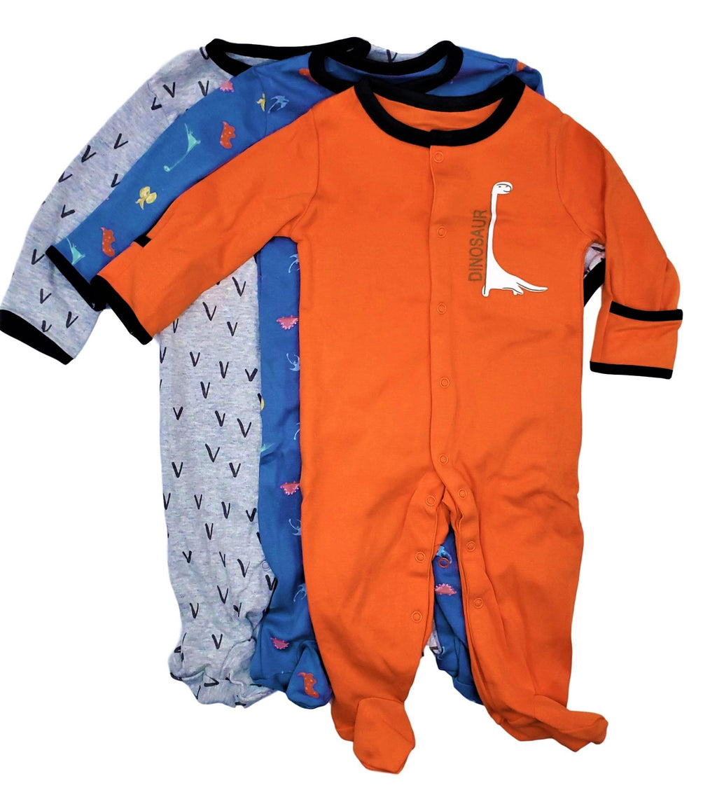 Bliss & Baby 3-Pack Baby Boy Jumpsuit