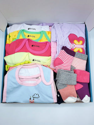 31-Piece Baby Girl Starter Box Gift Set