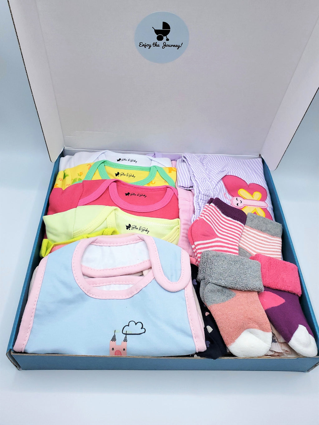 31-Piece Baby Girl Starter Box Gift Set