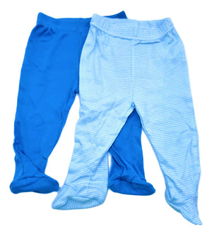 Bliss & Baby 2-Pack Baby Boy Footed Pants