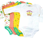 4-Pack Long Sleeve Baby Girl Bodysuits